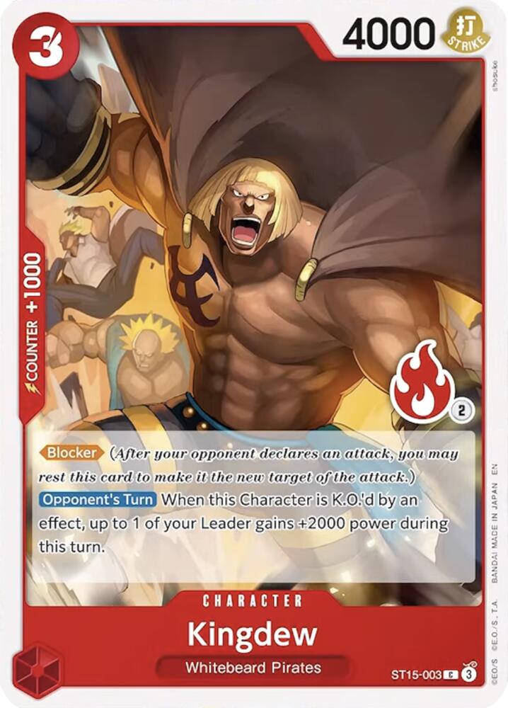 Kingdew (Ace Deck), Set Sail Deck Set ST15-003