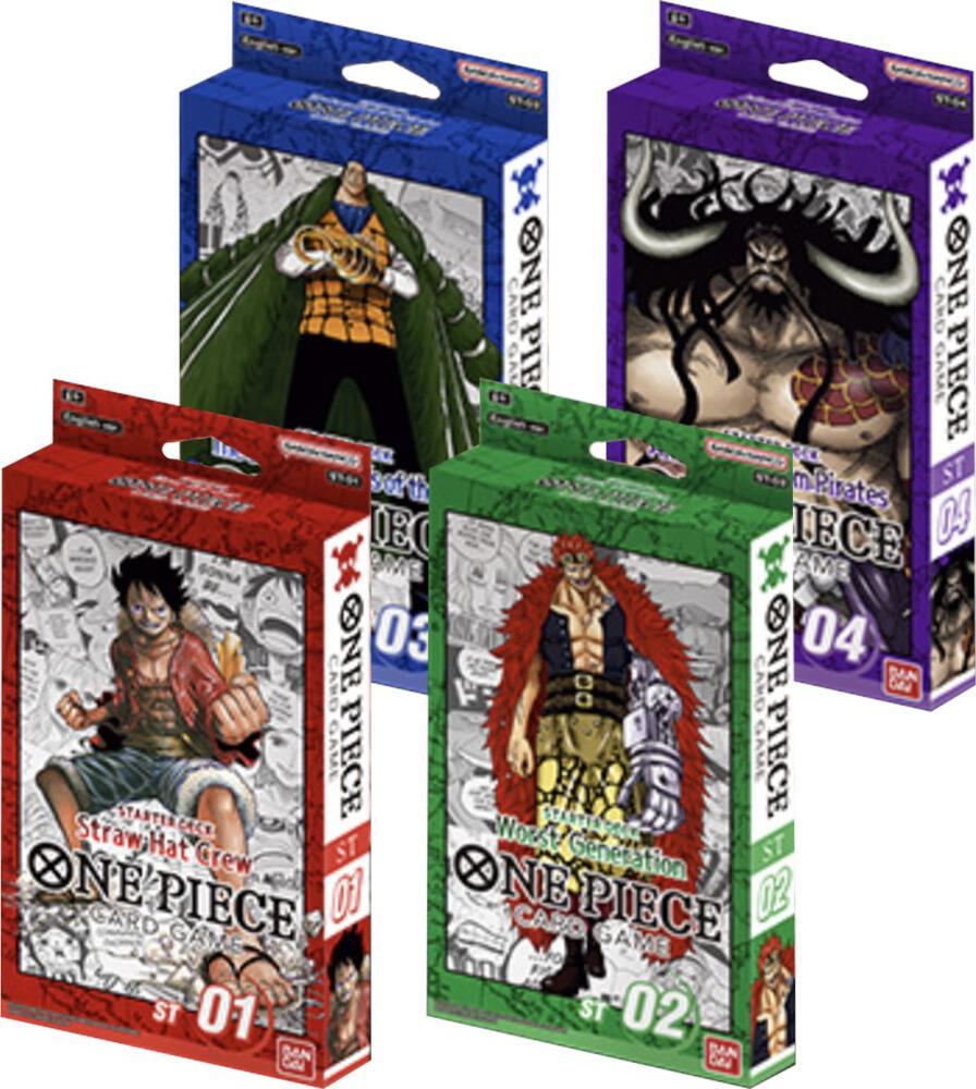 Starter Decks 1-4 [Set of 4], Starter Deck 1: Straw Hat Crew P288225