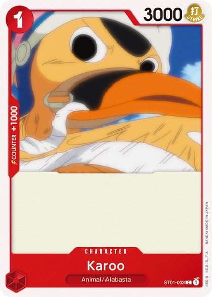Karoo, Starter Deck 1: Straw Hat Crew ST01-003