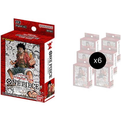 Super Pre-Release Starter Deck 1: Straw Hat Crew Display, Super Pre-Release Starter Deck 1: Straw Hat Crew P409743