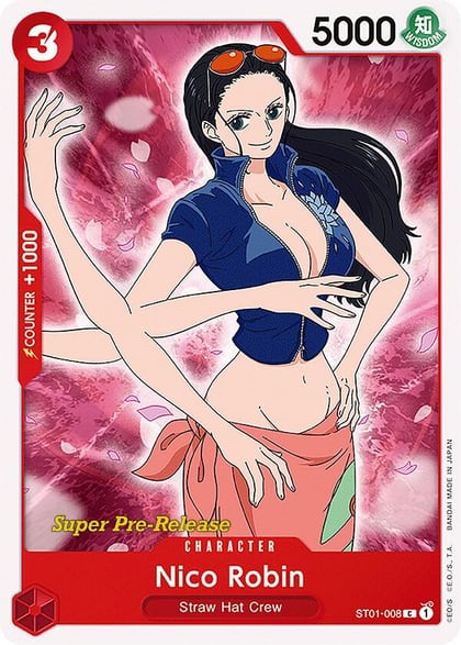 Nico Robin, Super Pre-Release Starter Deck 1: Straw Hat Crew ST01-008