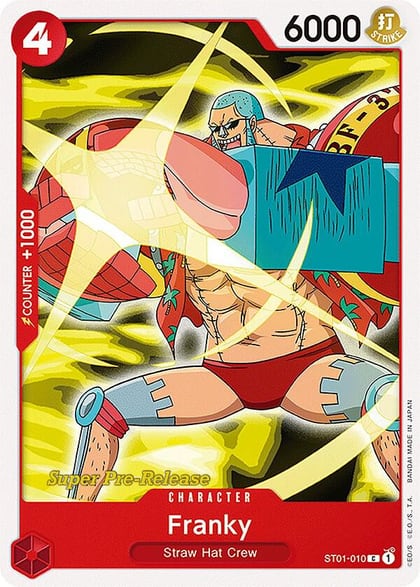 Franky, Super Pre-Release Starter Deck 1: Straw Hat Crew ST01-010