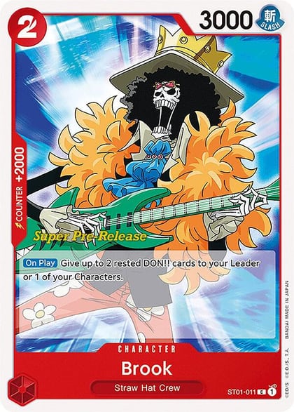 Brook, Super Pre-Release Starter Deck 1: Straw Hat Crew ST01-011