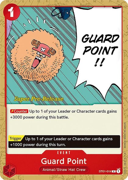 Guard Point, Super Pre-Release Starter Deck 1: Straw Hat Crew ST01-014