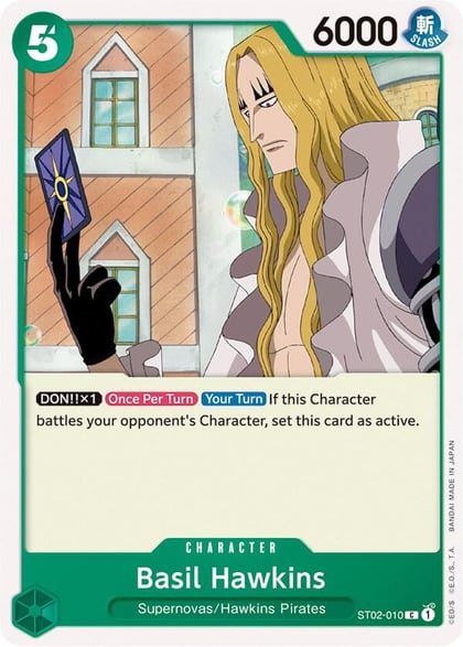 Basil Hawkins, Starter Deck 2: Worst Generation ST02-010