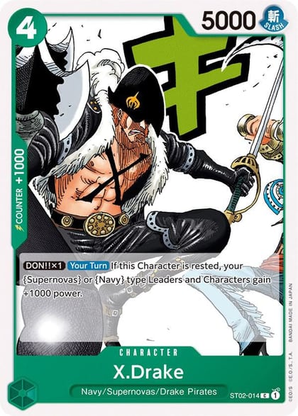 X.Drake, Starter Deck 2: Worst Generation ST02-014