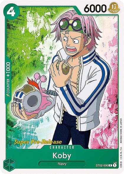 Koby, Super Pre-Release Starter Deck 2: Worst Generation ST02-006