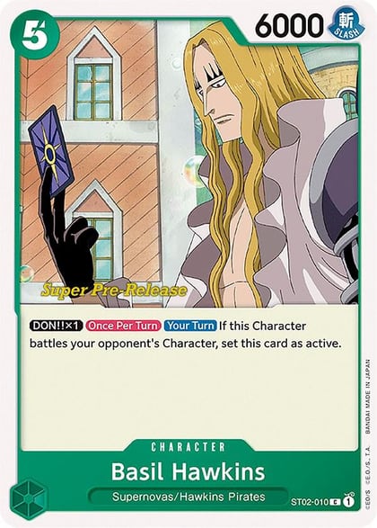 Basil Hawkins, Super Pre-Release Starter Deck 2: Worst Generation ST02-010