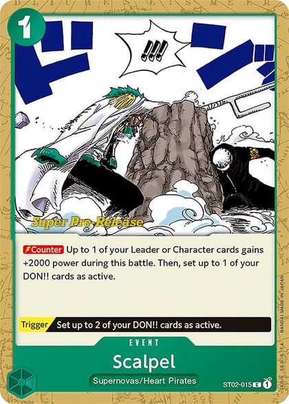 Scalpel, Super Pre-Release Starter Deck 2: Worst Generation ST02-015