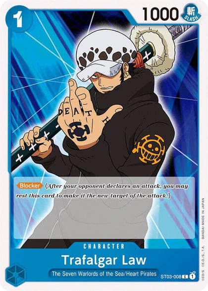 Trafalgar Law, Starter Deck 3: The Seven Warlords of The Sea ST03-008
