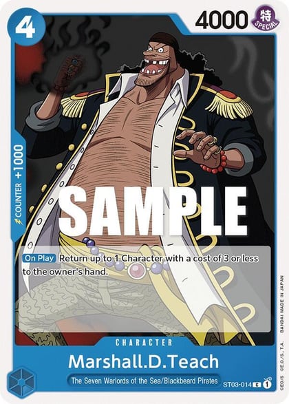 Marshall.D.Teach, Starter Deck 3: The Seven Warlords of The Sea ST03-014