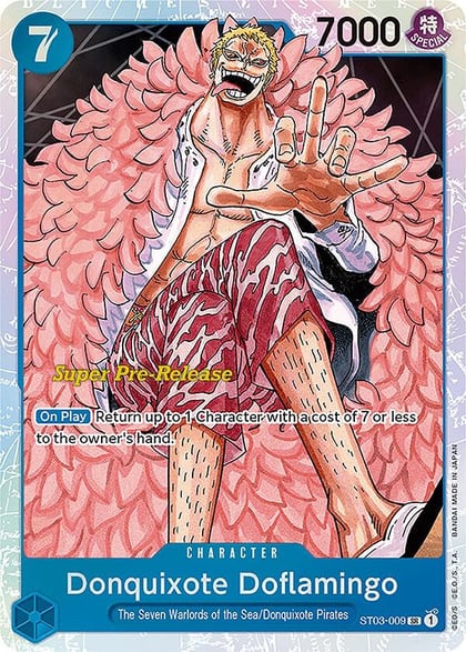 Donquixote Doflamingo, Super Pre-Release Starter Deck 3: The Seven Warlords of the Sea ST03-009