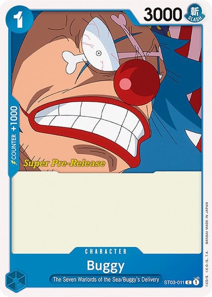 Buggy, Super Pre-Release Starter Deck 3: The Seven Warlords of the Sea ST03-011