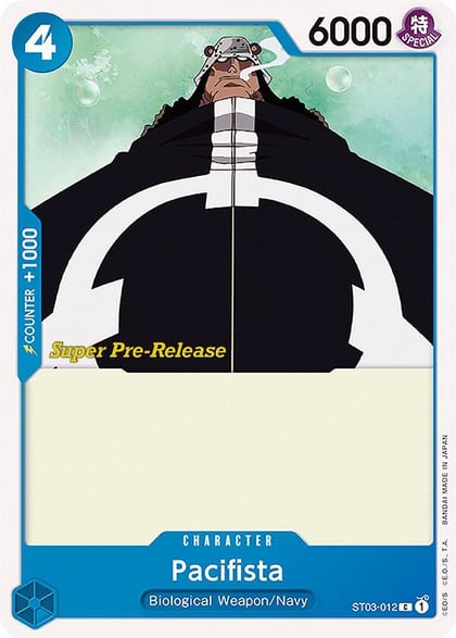 Pacifista, Super Pre-Release Starter Deck 3: The Seven Warlords of the Sea ST03-012