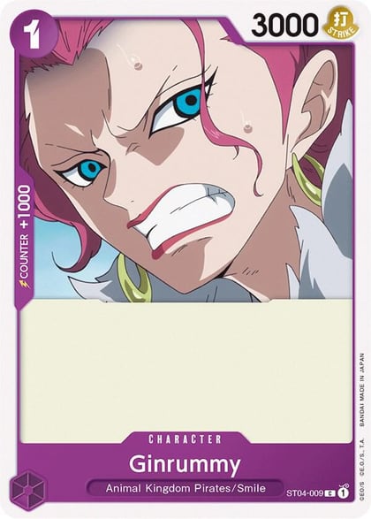 Ginrummy, Starter Deck 4: Animal Kingdom Pirates ST04-009
