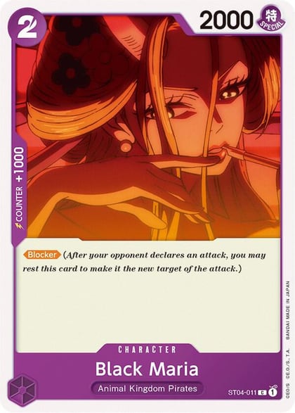 Black Maria, Starter Deck 4: Animal Kingdom Pirates ST04-011