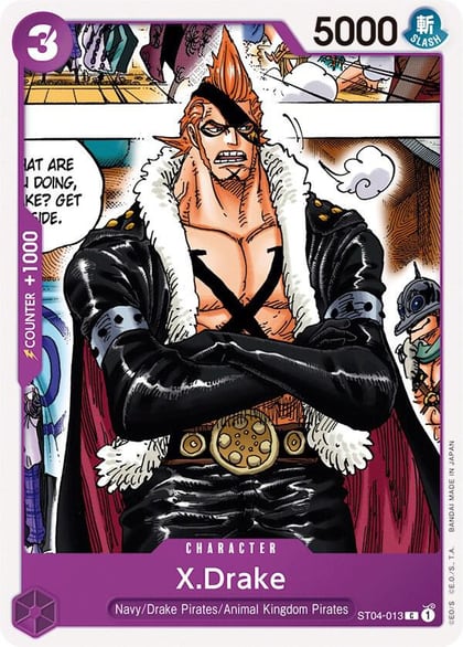 X.Drake, Starter Deck 4: Animal Kingdom Pirates ST04-013