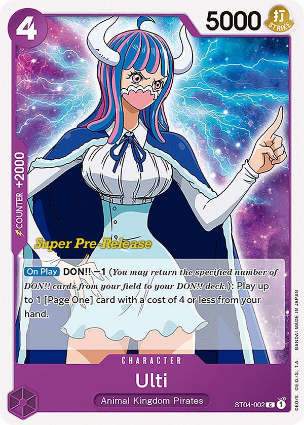 Ulti, Super Pre-Release Starter Deck 4: Animal Kingdom Pirates ST04-002
