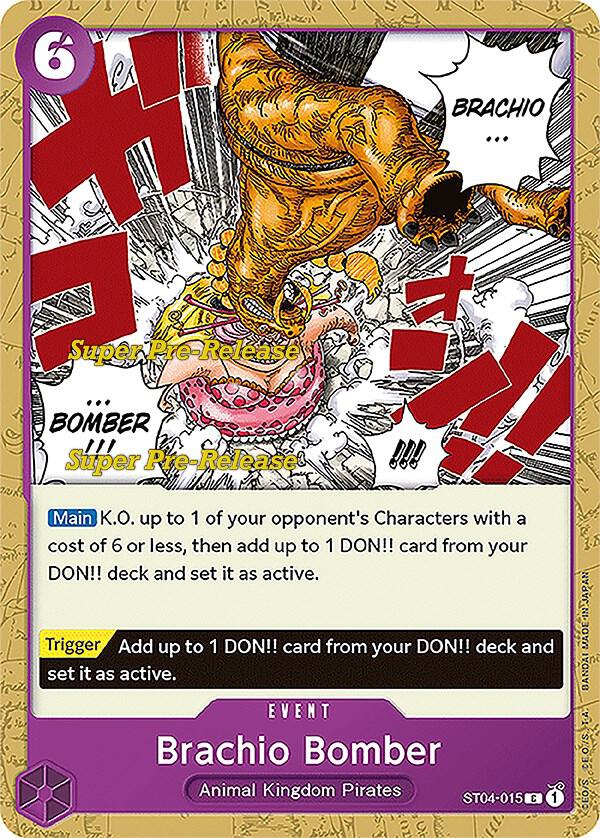 Brachio Bomber, Super Pre-Release Starter Deck 4: Animal Kingdom Pirates ST04-015