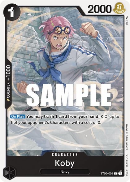Koby, Starter Deck 6: Absolute Justice ST06-002