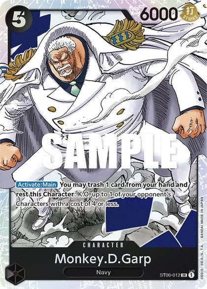 Monkey.D.Garp, Starter Deck 6: Absolute Justice ST06-012