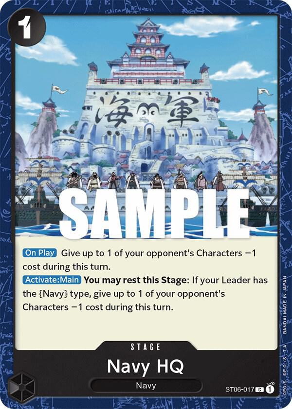 Navy HQ, Starter Deck 6: Absolute Justice ST06-017