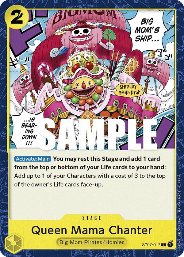 Queen Mama Chanter, Starter Deck 7: Big Mom Pirates ST07-017