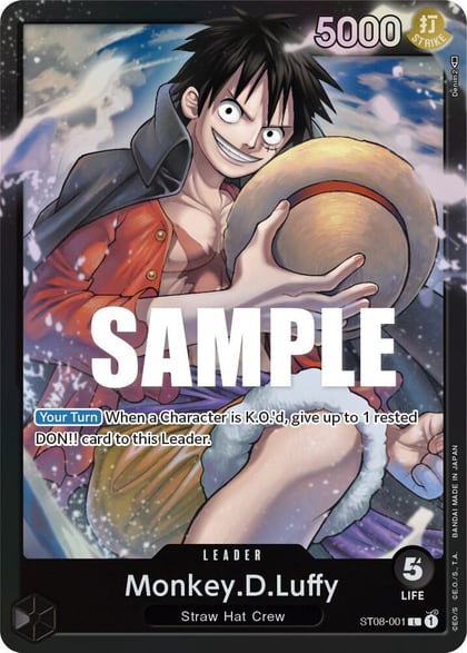 Monkey.D.Luffy (001), Starter Deck 8: Monkey.D.Luffy ST08-001