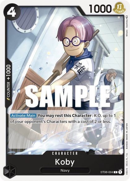 Koby, Starter Deck 8: Monkey.D.Luffy ST08-004