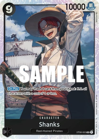 Shanks, Starter Deck 8: Monkey.D.Luffy ST08-005