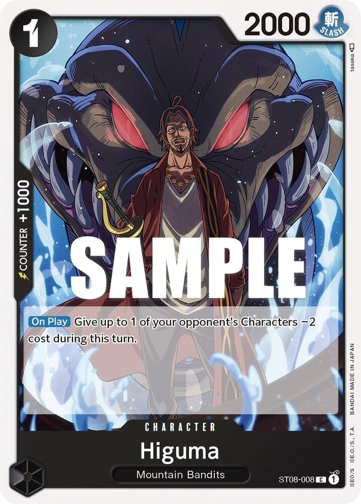 Higuma, Starter Deck 8: Monkey.D.Luffy ST08-008