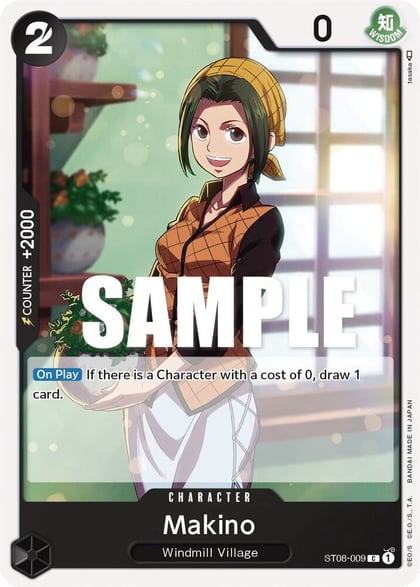 Makino, Starter Deck 8: Monkey.D.Luffy ST08-009