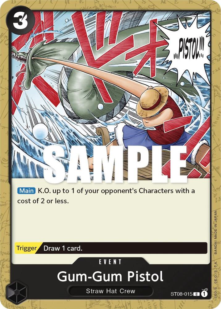 Gum-Gum Pistol, Starter Deck 8: Monkey.D.Luffy ST08-015