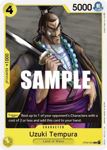 Uzuki Tempura, Starter Deck 9: Yamato ST09-002
