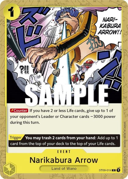 Narikabura Arrow, Starter Deck 9: Yamato ST09-014