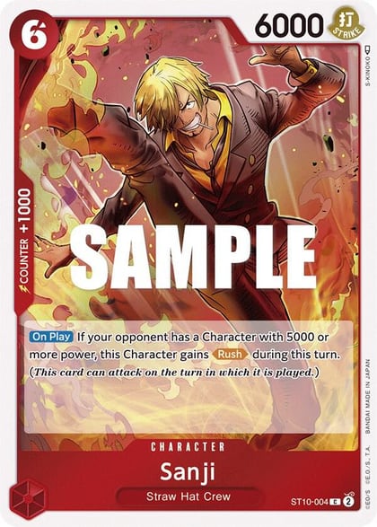 Sanji, Ultra Deck: The Three Captains ST10-004