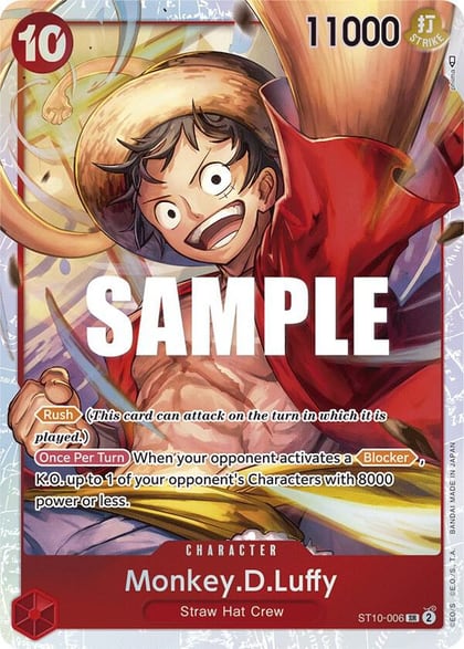 Monkey.D.Luffy (006), Ultra Deck: The Three Captains ST10-006
