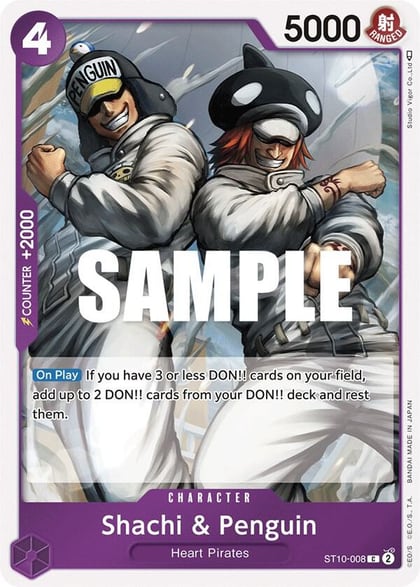 Shachi & Penguin, Ultra Deck: The Three Captains ST10-008
