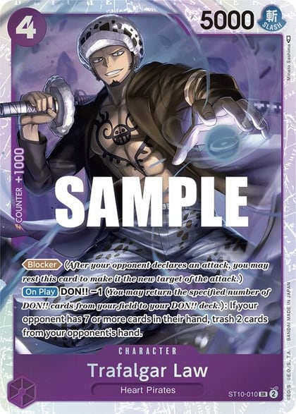 Trafalgar Law (010), Ultra Deck: The Three Captains ST10-010