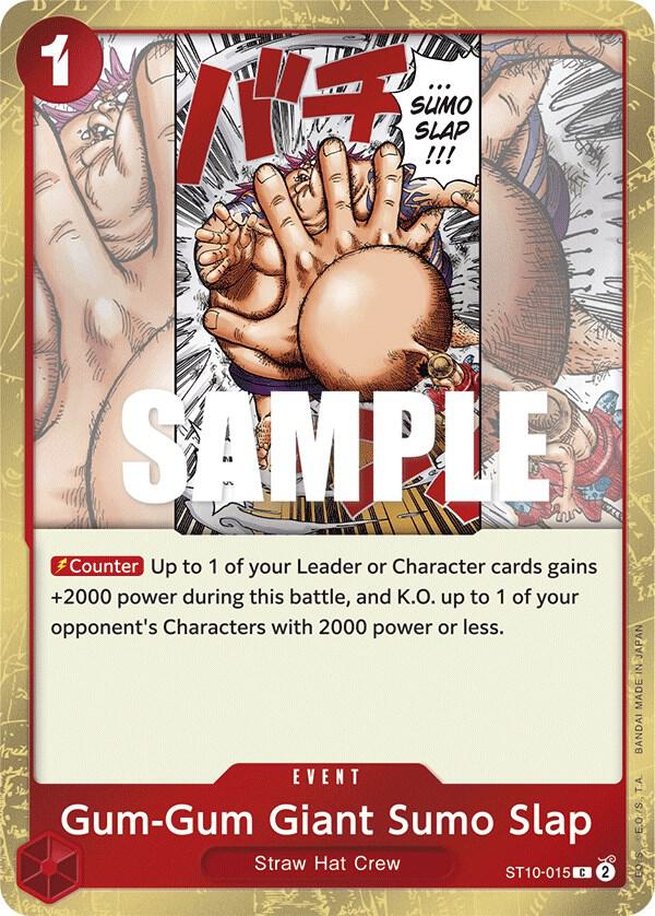 Gum-Gum Giant Sumo Slap, Ultra Deck: The Three Captains ST10-015
