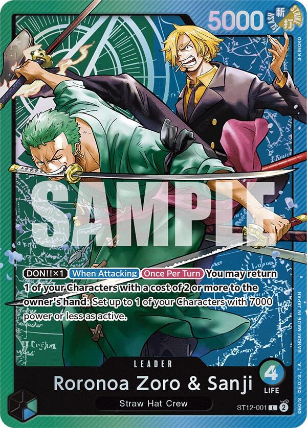 Roronoa Zoro & Sanji, Starter Deck 12: Zoro and Sanji ST12-001