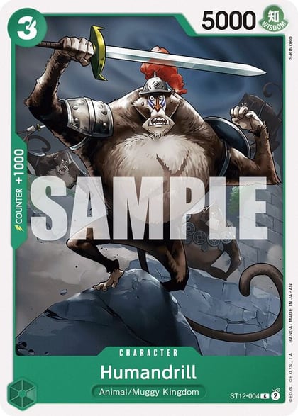 Humandrill, Starter Deck 12: Zoro and Sanji ST12-004