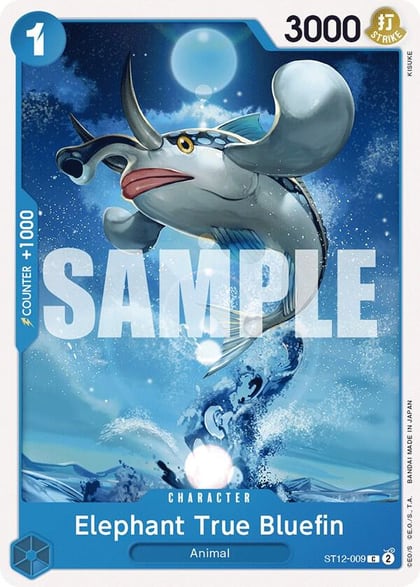 Elephant True Bluefin, Starter Deck 12: Zoro and Sanji ST12-009