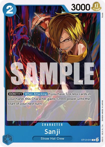 Sanji, Starter Deck 12: Zoro and Sanji ST12-011