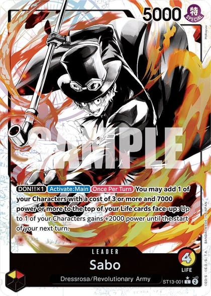 Sabo (001) (Parallel), Ultra Deck: The Three Brothers ST13-001