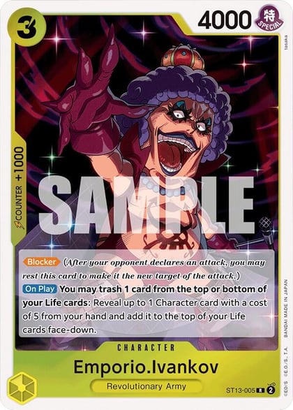 Emporio.Ivankov, Ultra Deck: The Three Brothers ST13-005