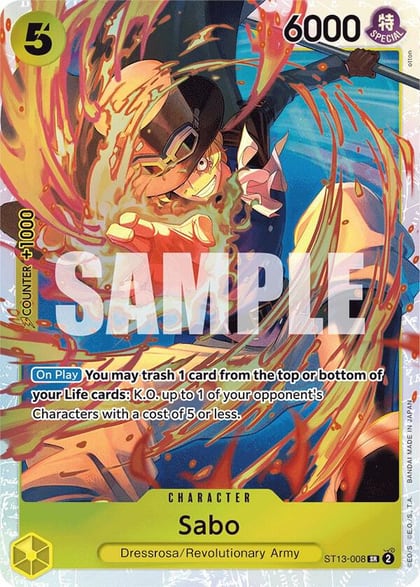 Sabo (008), Ultra Deck: The Three Brothers ST13-008