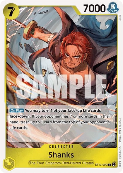 Shanks, Ultra Deck: The Three Brothers ST13-009