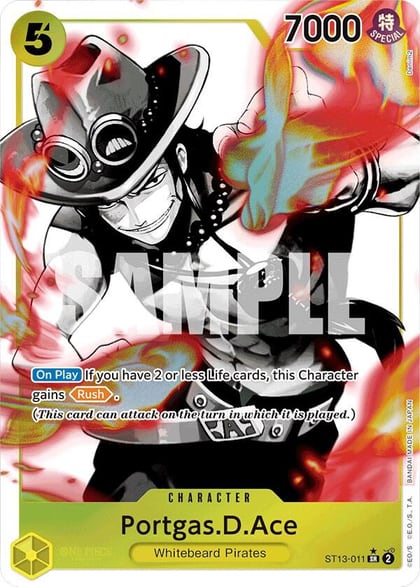Portgas.D.Ace (011) (Parallel), Ultra Deck: The Three Brothers ST13-011