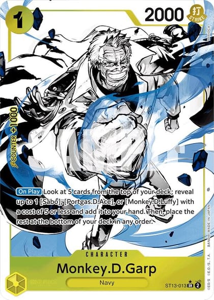 Monkey.D.Garp (Parallel), Ultra Deck: The Three Brothers ST13-013